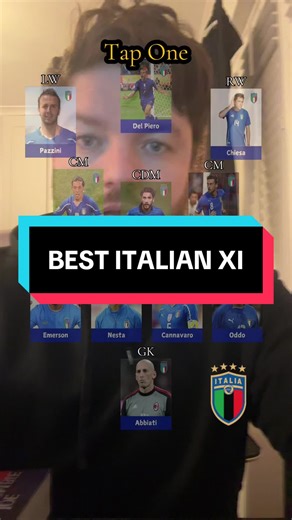 Costruendo il miglior XI italiano di sempre