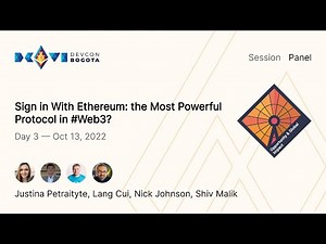 Sign in With Ethereum: the Most Powerful Protocol in #Web3? | Devcon Bogotá