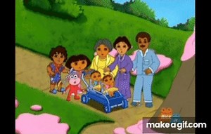 Dora the explorer on Make a GIF