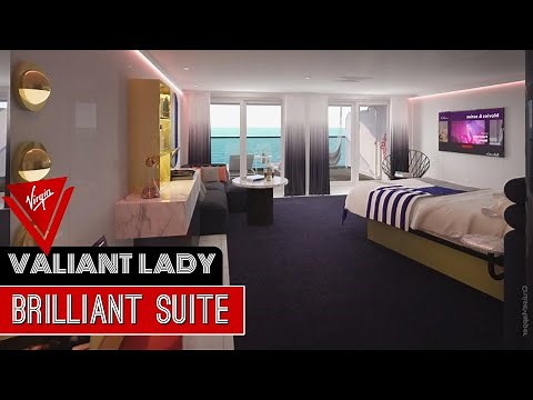 Virgin Voyages Valiant Lady | Brilliant Suite | Full Walkthrough Room Tour & Review 4K