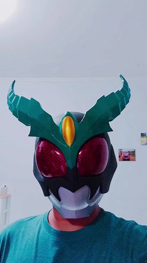 kamen rider gills eva foam helmet (mk2) 😁 #cosplayindonesia #foamsmith #foamcraft #cosplay #handmade #cosplayer #tokusatsu #kamenrider #gills #agito #henshin #kamenridergills