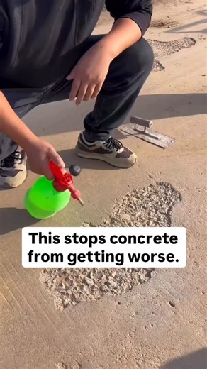 DILLAN CLARK • DIY Home Maintenance | Concrete doesn’t fail all at once, it fails in stages. When the top layer starts breaking down, water gets in. Freeze–thaw cycles widen... | Instagram