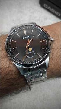 Casio MTP-M100 Moon Phase Showcase | Affordable & Classy Dress Watch
