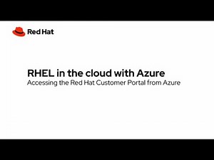Accessing the Red Hat Customer Portal from Azure