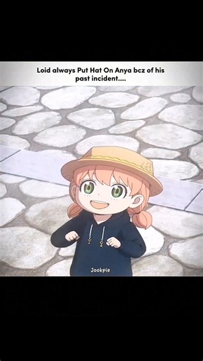 Why loid always put a hat on anya? #anyaforger #loidforger #spyxfamily
