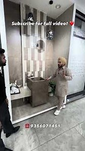 सिर्फ 8000 में बाथरूम Luxury Look 😍 | Granite & 3D Tiles #bathroomdesign #bathroomtiles #tiles