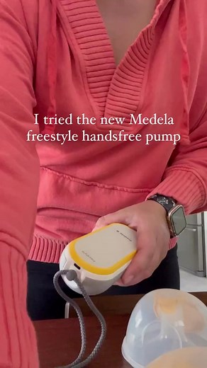 "I am absolutely obsessed with my new Medela Freestyle Hands-free Pump...