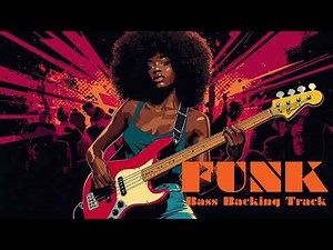 Funk Bass Backing Track in E