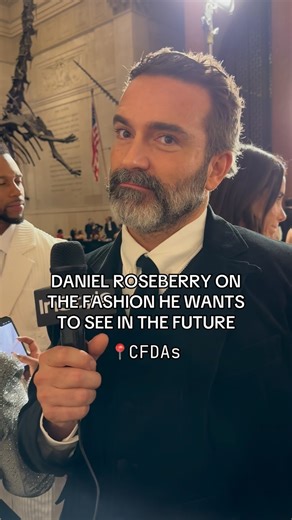 #CFDA International Designer of the Year Award winner and Creative Director of @schiaparelli, @danielroseberry, is talking to YOU! [🎞️: @generationzizi] | InStyle