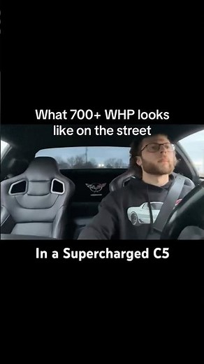 700+WHP C5 Corvette - Supercharged and Cammed POV #corvette #c5 #ls #boosted