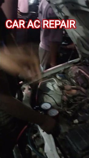 CAR AC REPAIR 🚗🔥#car #automobile #carrepair #shorts #tricks