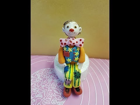 Making a mr tumble gumpaste cake topper tutorial