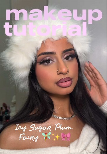 Icy Sugar Plum Fairy Makeup Tutorial for Winter