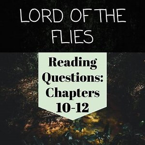 Lord of the Flies Novel Study Text Questions (CH. 10-12) Reading Handout