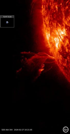 Plasma eruption 27.2.26