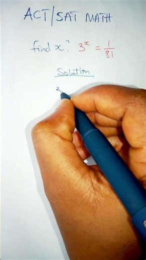 ACT/SAT Math! Day 69! Exponents Again? I feel it most likely will be majority of the next SAT test