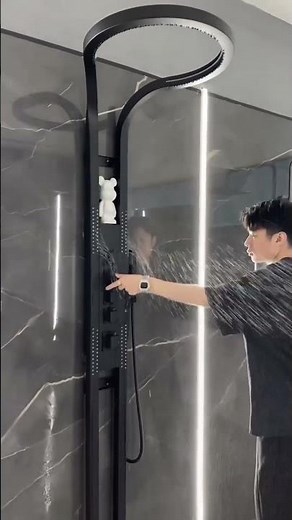 Multi-Function Thermostatic Shower System with Digital Display