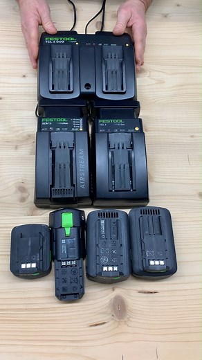 Super flexible: For virtually all voltage classes. Charge your Festool batteries on the go... 🔋 ...with the TCL 6 DUO two at the same time. 🔋 ...with the SCA 16 twice as fast. ✅ Discover more on festool.com | Festool