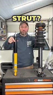 Difference between shocks and struts! #cars #automotive #mechanic #diy ‪@GEARWRENCHTools‬