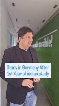 Complete 1st Year & Go to Germany – Here’s How