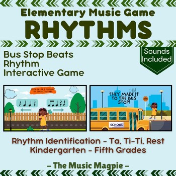 Rhythm Interactive Game | Elementary Music "Bus Stop Beats"