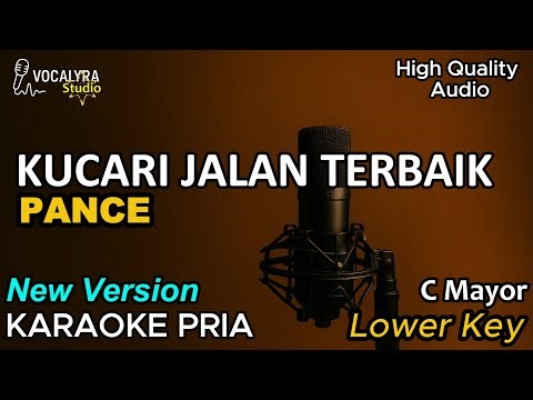 KARAOKE PRIA - Kucari Jalan Terbaik | Pance Pondaag | Live Band | Nada Rendah