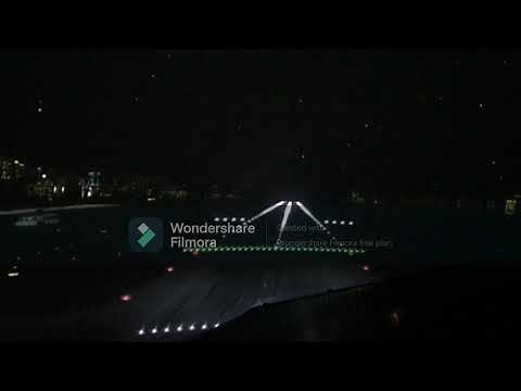 啓徳空港香港カーブ 花火着陸