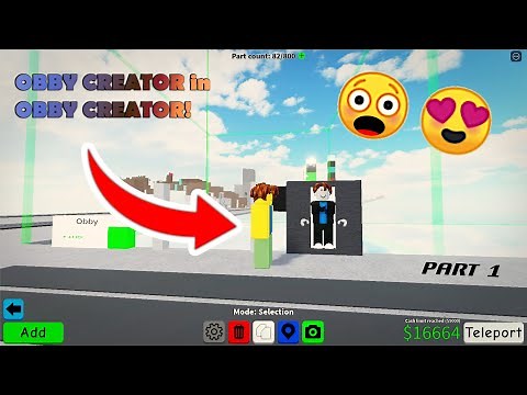 Making OBBY CREATOR in OBBY CREATOR! | Part 1 | Roblox | SuperJ