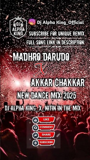 Madharo Daru x Akkar Chakkar Remix 2025 | Gujarati Remix 2025 | Dj Alpha King|#shorts #trending #dj