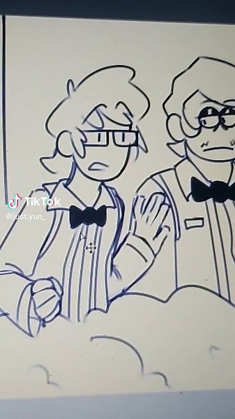 Spooky Month Fan Art featuring Kevin and Streber