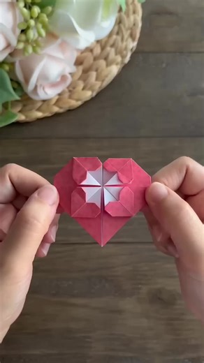 簡単にできる可愛い折り紙ハートの作り方