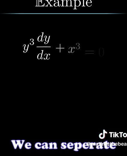 Solving Separable Differential Equations Explained
