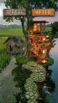 a Run-Down Shack Turned Into a $25K Dream house in just 60 seconds. #home #shorts #timelapse