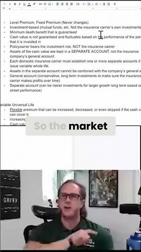 Variable Whole Life: Understand Its Risk and Investment with Me! #shorts