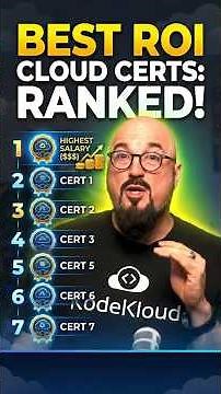 Cloud Certifications Ranked by ROI