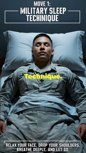 Military Sleep Technique Revealed: 3 Moves to Fall Asleep in 2 minutes! #insomnia #sleeptechniques