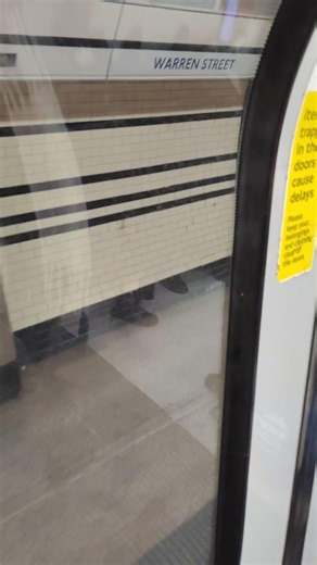 London Underground 1995 Stock Northern Line departing Warren Street Station