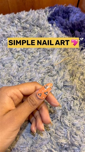 Easy Nail Art at Home 💖 | Beginner Tutorial #shorts #nails #diy #nailart #naildesign #trending