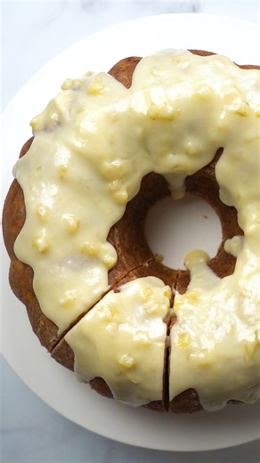 *Recipe Link in Comments* Let the sweet charm of Southern Pineapple Pound Cake be the star at dessert time. | Melissa's Southern Style Kitchen
