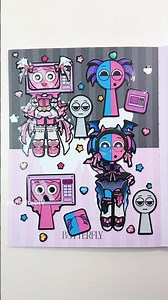 Rhythm Box Dress-up Stickers #DIY #art #Handmade #paperdiy