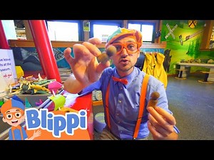 Blippi Visits a Children's Museum (Hands On) | Educational Videos for Kids