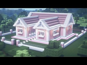 Minecraft 🌸 How to Build a Large Modern House Tutorial (villa) #170