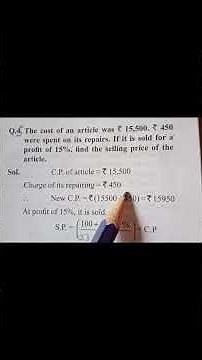 Class 8 Math exercise 7.2 Comparing quantities ka question no. 5. ka solution new ncert @anitaverma