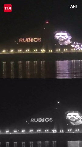Messi lights up Bandra-Worli Sea Link in Mumbai ahead of fan meet, city excited to greet star