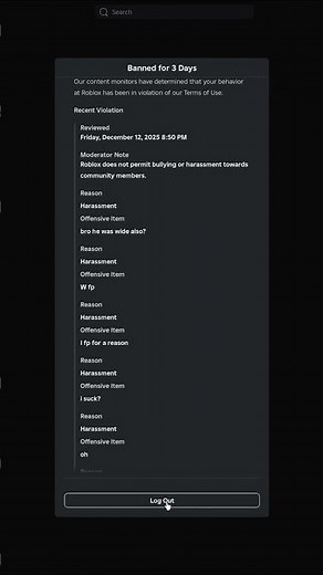Banned Again! #roblox #bannedroblox
