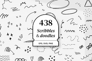 438 scribbles & doodles, an Object Graphic by Pinkbrush