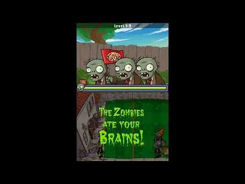 Game Over: Plants vs Zombies (Nintendo DS)