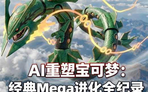 [中配]AI重塑宝可梦：经典Mega进化全纪录 - Professor Oak Files