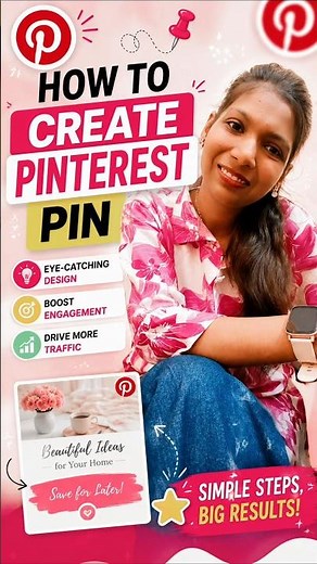 How to Create a Pinterest Pin | Pinterest Tutorial for Beginners #pinterest #pins #shorts #youtube