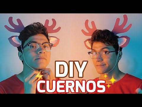 Cómo hacer Cuernos de Reno Navideños | ¡Muy rápido y fácil de hacer!